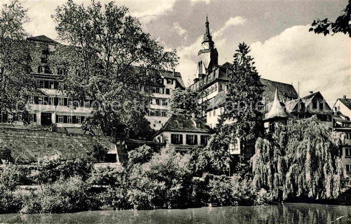 TueBINGEN BW Stiftskirche mit Hoelderlinturm