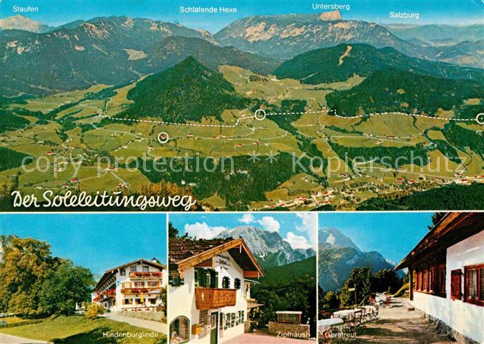 Ramsau Berchtesgaden Panorama Soleleitungsweg Hindenburglinde Zipfhaeusl Gerstre