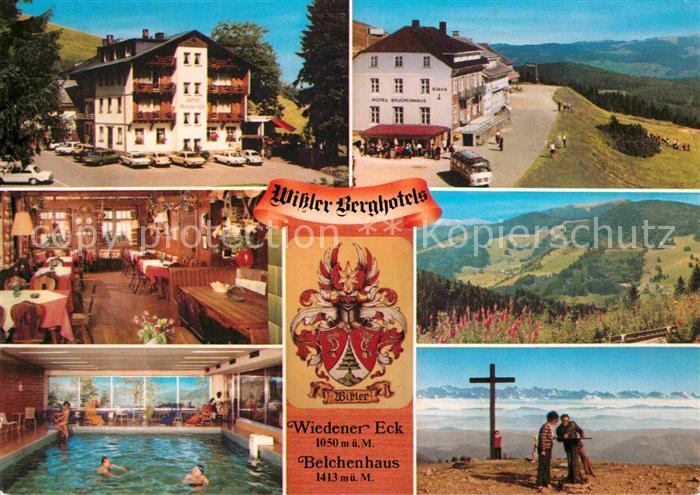 Wieden Schwarzwald Wissler Berghotels Wiedener Eck und Belchenhaus Hallenbad Gip