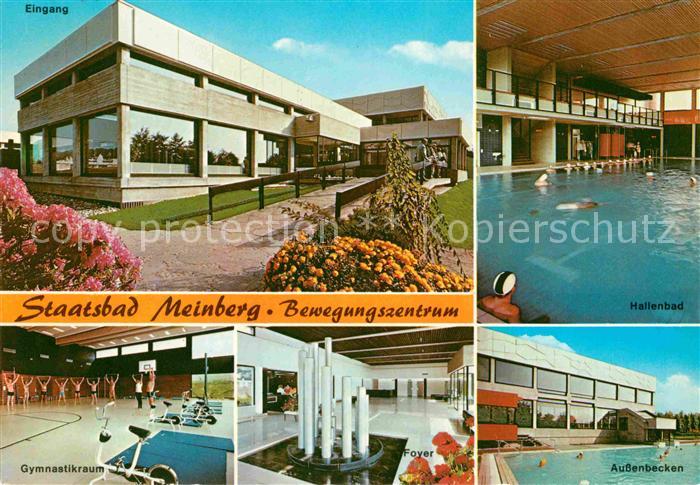 Horn-Bad Meinberg Staatsbad Meinberg Hallenbad Gymnastikraum Foyer Aussenbecken