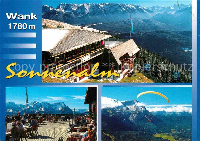 GARMISCH-PARTENKIRCHEN Bayern Aussichts Restaurant Sonnenalm Wank