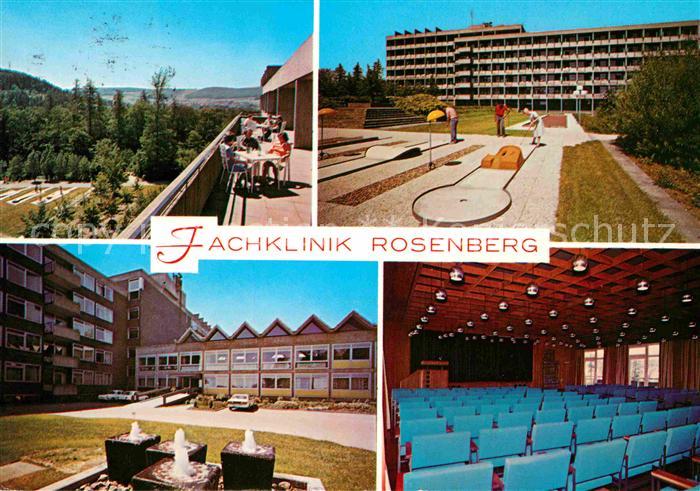 Bad Driburg Fachklinik Rosenberg der LVA Westfalen Minigolf Aula