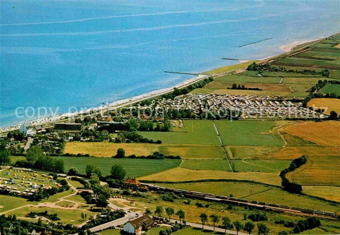 Schoenberg Lauenburg Schoenberger Strand Fliegeraufnahme