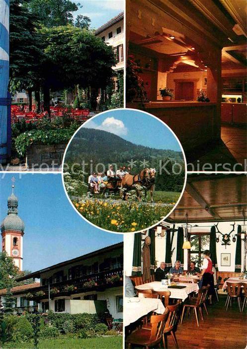 Elbach Miesbach Postgasthof Sonnenkaiser Gaststube Kirche