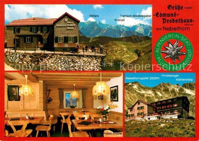 Oberstdorf Edmund Probst Haus Nebelhorn Bergstation Nebelhorngipfel Hindelanger