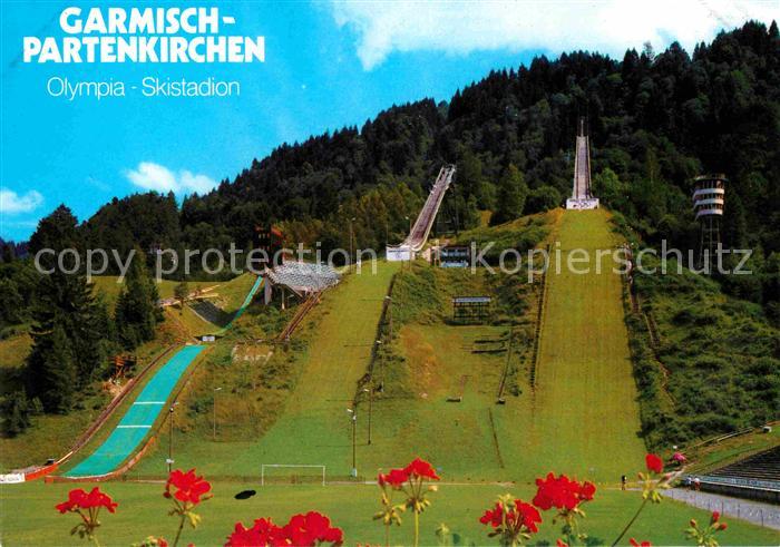 GARMISCH-PARTENKIRCHEN Bayern Olympia Skistadion mit Schanzen