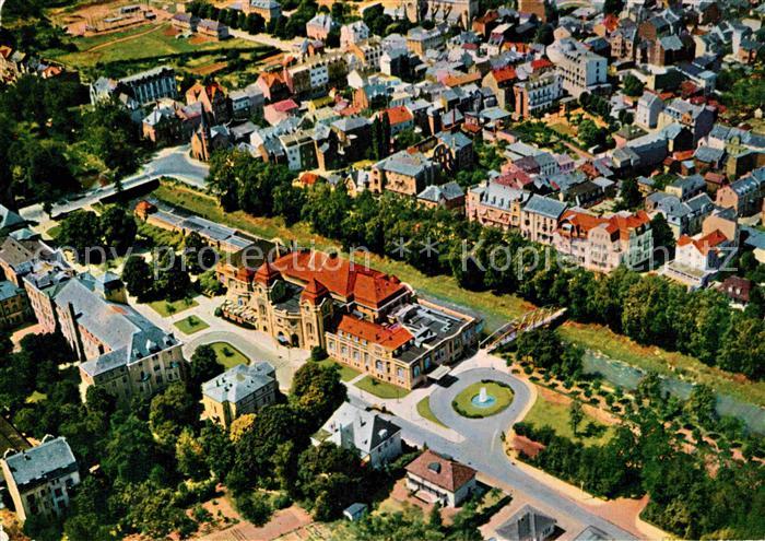 Bad Neuenahr-Ahrweiler Kuranlagen mit Casino Fliegeraufnahme