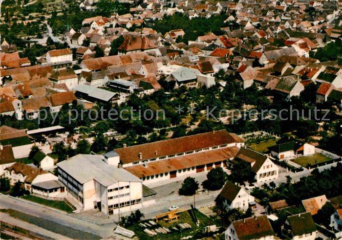 Ihringen Kaiserstuehler Winzergenossenschaft Fliegeraufnahme