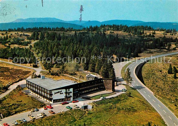 Schliffkopfhaus an der Schwarzwaldhochstrasse Fliegeraufnahme