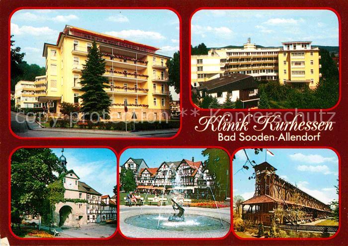 Bad Sooden-Allendorf Klinik Kurhessen Springbrunnen Gradierwerk