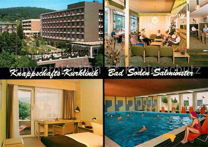 Bad Soden-Salmuenster Knappschafts Kurklinik Gastraeume Zimmer Hallenbad