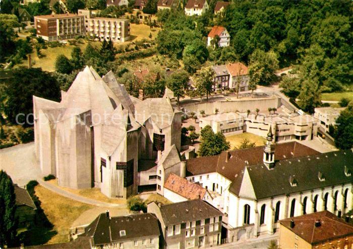Neviges Velbert Neue Wallfahrtskirche Fliegeraufnahme