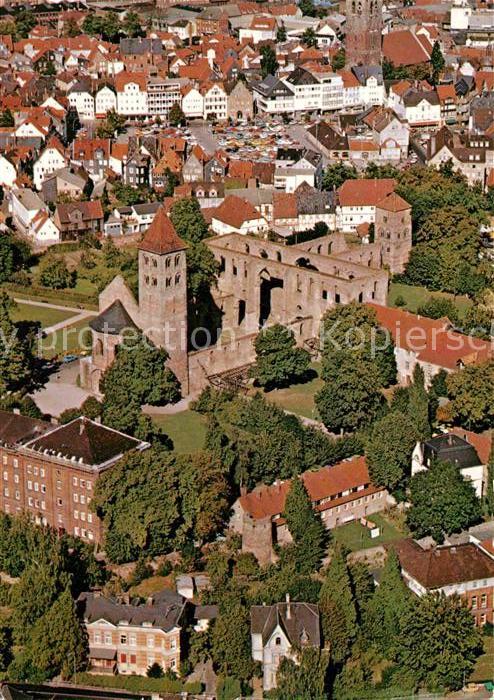 Bad Hersfeld Stiftsruine Fliegeraufnahme