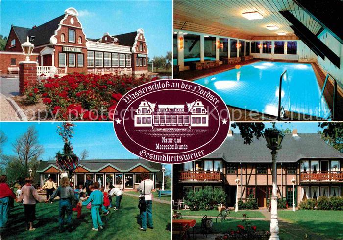 Neuharlingersiel Nordseekurhaus Wasserschloss