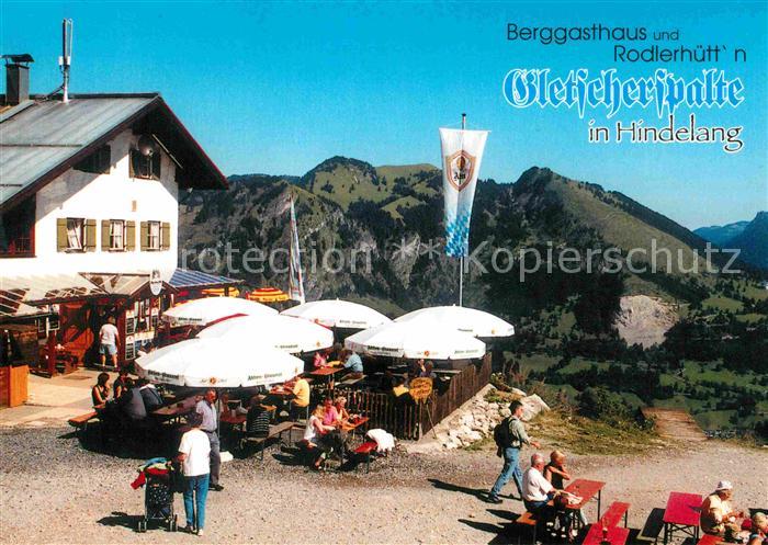 Hindelang Berggasthaus und Radlerhuettn Gletscherspalte