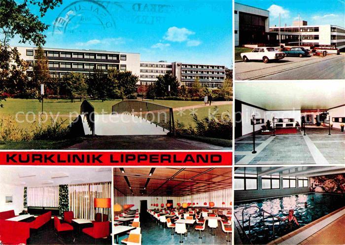 Bad Salzuflen BfA Kurklinik Lipperland Aufenthalts und Speiseraum Hallenbad