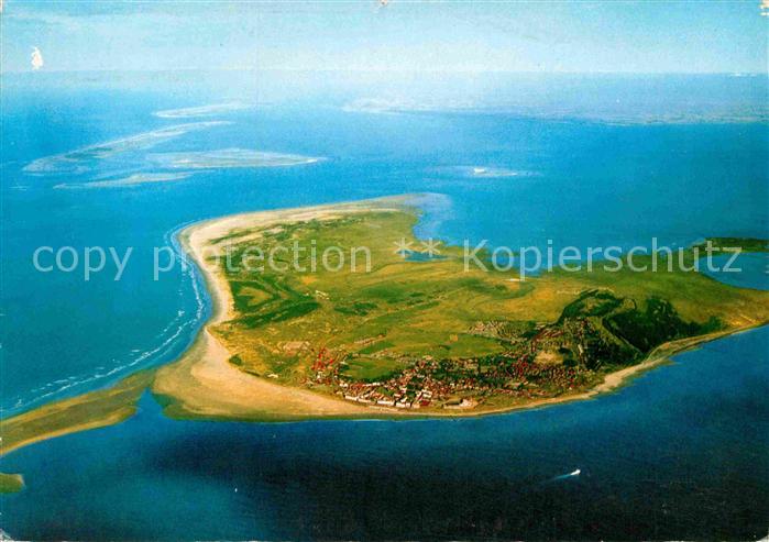 BORKUM Nordseebad Niedersachsen Fliegeraufnahme