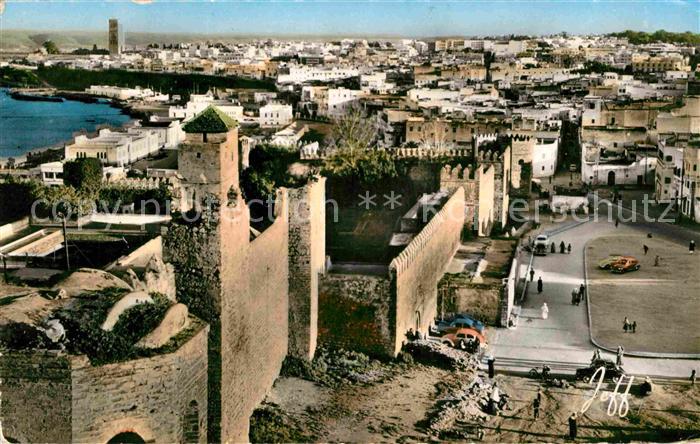 Rabat Marokko Les Oudaias et vue sur la tour Hassan