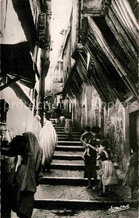 Alger Algerien Une Rue de la Casbah