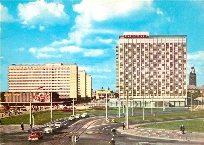 DRESDEN Elbe Prager Strasse Interhotel
