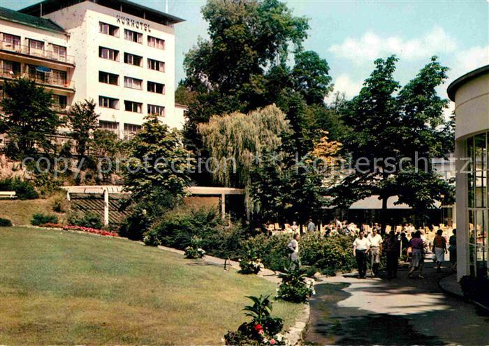 Bad Schwalbach Kurpark mit Kurhotel