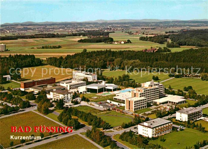 Bad Fuessing Thermalbad Kurmittelhaus Kurklinik Niederbayern Fliegeraufnahme