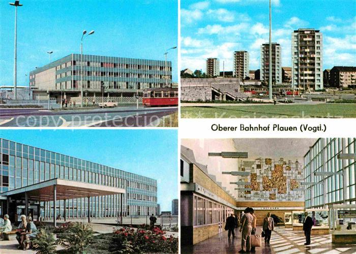 Plauen Vogtland Oberer Bahnhof Hochhaeuser