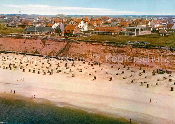 Wenningstedt Sylt Nordseeheilbad Strand Fliegeraufnahme