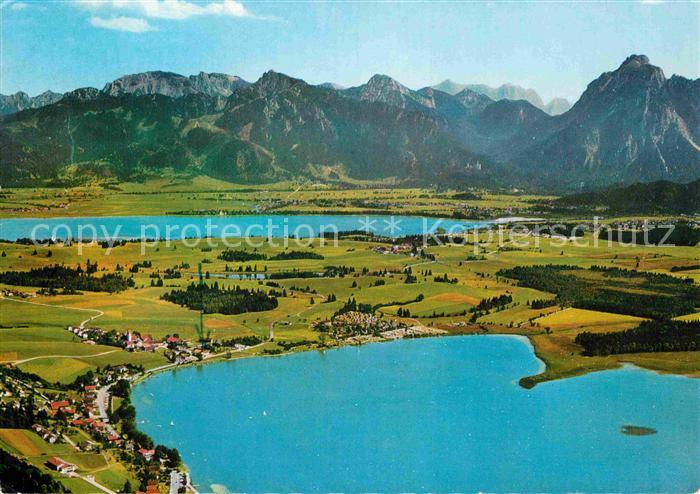 Hopfen See Kneipp Hoehenluftkurort Forggensee Kenzenhochgebirge Zugspitze Alpen