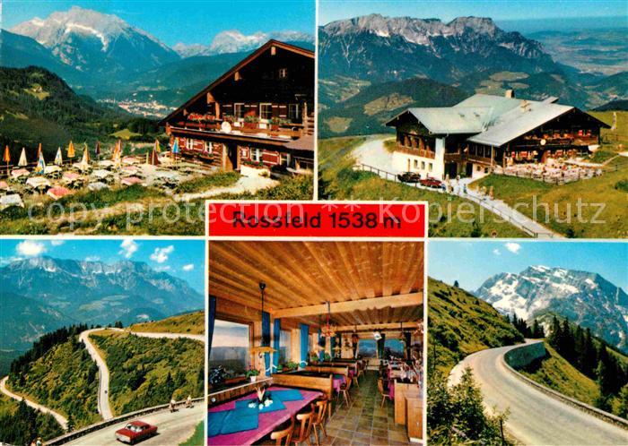 BERCHTESGADEN Bayern Berggaststaette Rossfeld Alpenpanorama