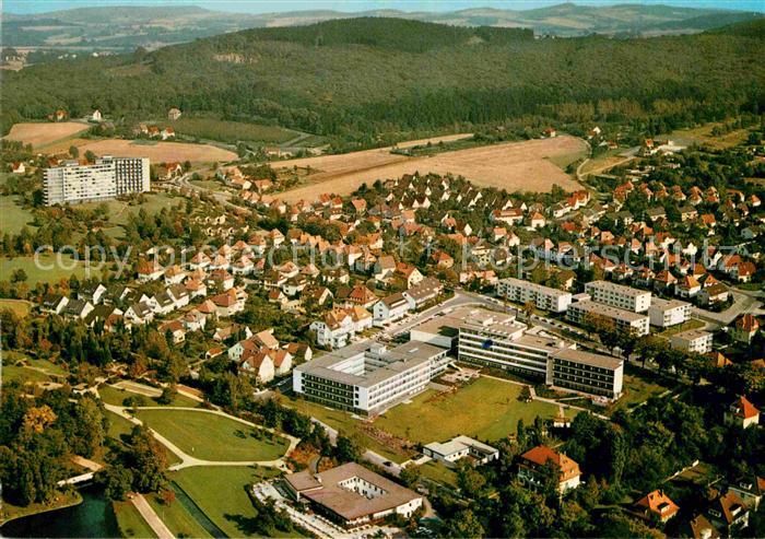 Bad Salzuflen Seeterrassen Kurklinik Lipperland der BfA Kurklinik LVA Luftbild