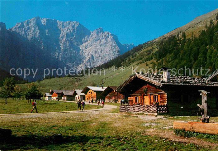 Eng Hinterriss Tirol Engalm am Grossen Ahornboden im Karwendel