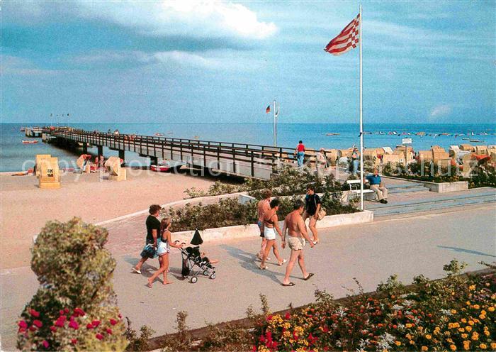 Dahme Ostseebad Seebruecke Strand Promenade