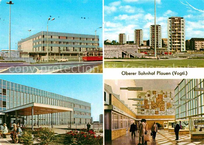 Plauen Vogtland Oberer Bahnhof Hochhaeuser