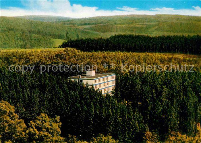 Hoheleye Sanatorium Auf der Hoheleye Fliegeraufnahme