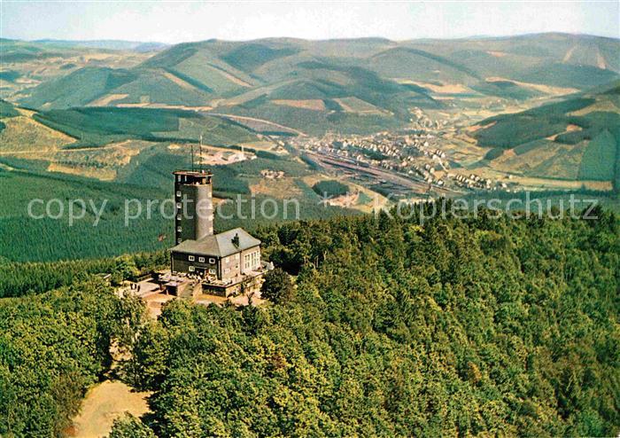 Kirchhundem Aussichtsturm Hohe Bracht Fliegeraufnahme