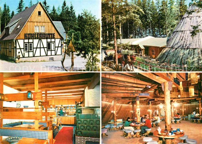 Sosa Erzgebirge Konsum Gaststaetten Koehlerhuette und Meiler Talsperre des Fried