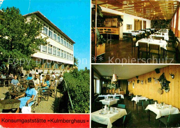 Saalfeld Saale Konsum Gaststaette Kulmberghaus Gnomenbar Jaegerstube