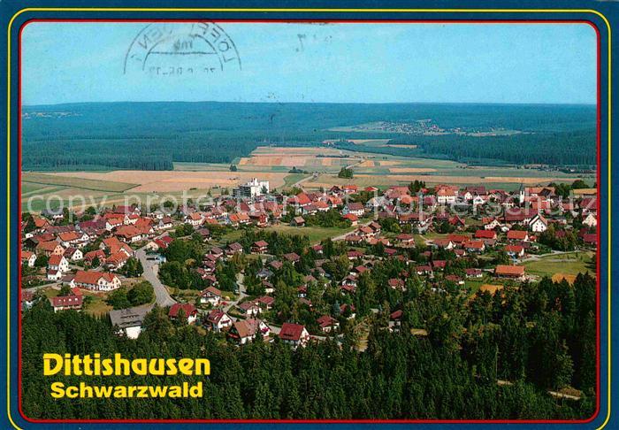 Dittishausen Hoehenluftkurort im Schwarzwald Fliegeraufnahme