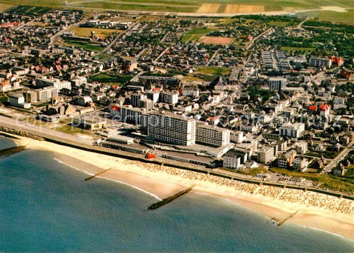 Westerland Sylt Nordseeheilbad Fliegeraufnahme