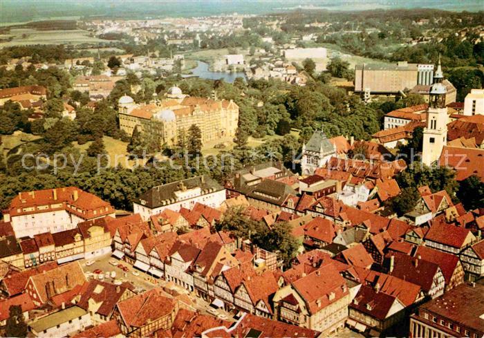 Celle Niedersachsen Alte Herzogstadt Altstadt Schloss Fliegeraufnahme