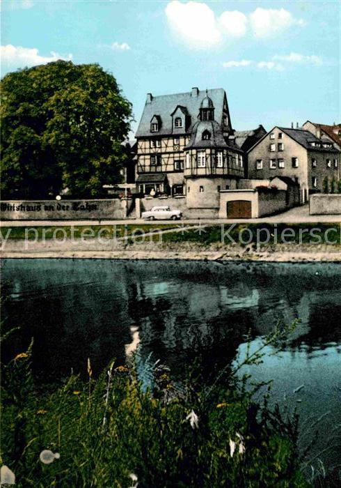 Niederlahnstein Historisches Wirtshaus an der Lahn Fachwerkbauten