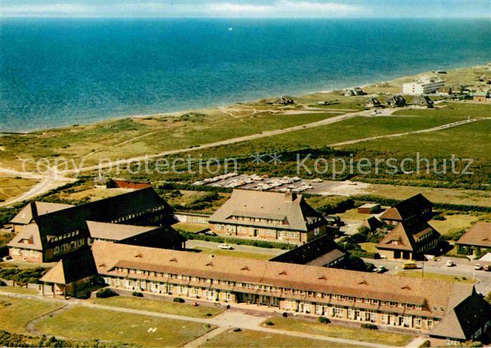 Westerland Sylt Nordseeklinik Nordseeheilbad Fliegeraufnahme