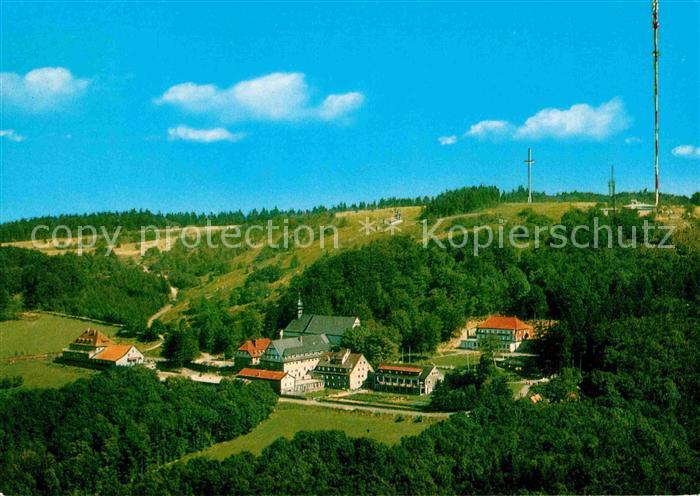 Kreuzberg Rhoen Kloster Rhoen Naturpark Fliegeraufnahme