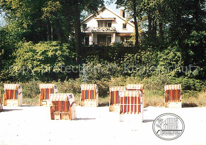 Scharbeutz Ostseebad Haus am Hang Pension garni Strandkoerbe