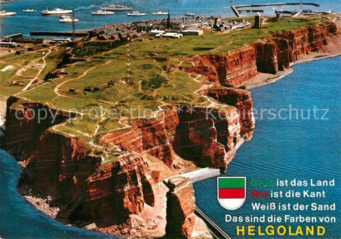 HELGOLAND Insel Schleswig-Holstein Fliegeraufnahme