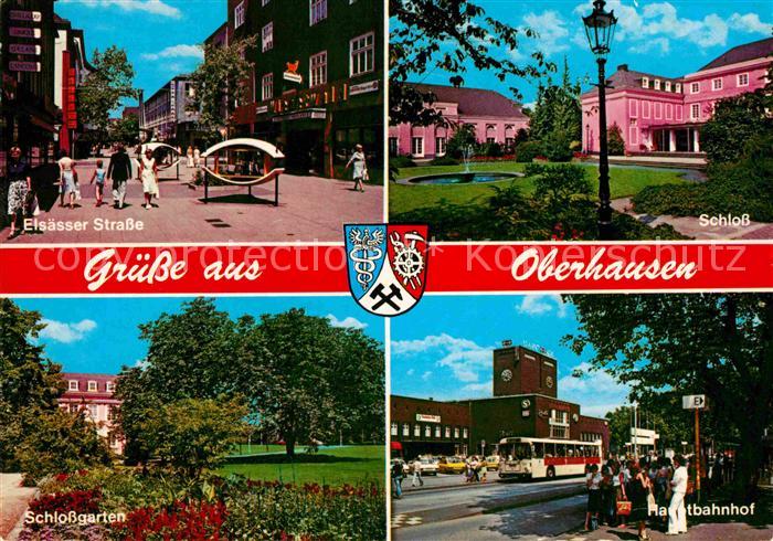 Oberhausen Elsaesser-Strasse Schloss Schlossgarten Hauptbahnhof