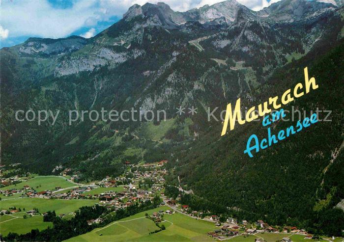 Maurach Achensee Fliegeraufnahme