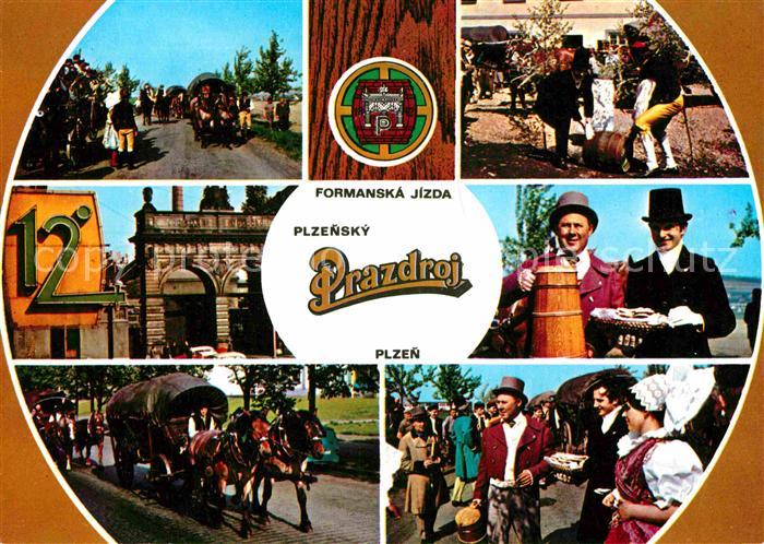 Plzen Pilsen Prazdroj Bier und Tracht