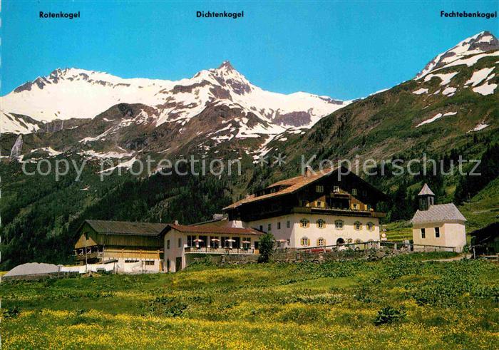 Matrei Osttirol Tauernhaus mit Rotenkogel Dichtenkogel Fechtenkogel